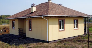 Одноэтажный дом из панелей под ключ в Бердске - Строй-Брд от 132587 рублей